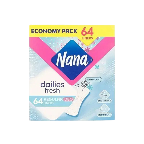 نانا حماية و انتعاش يومي 64فوط  عطر منعش